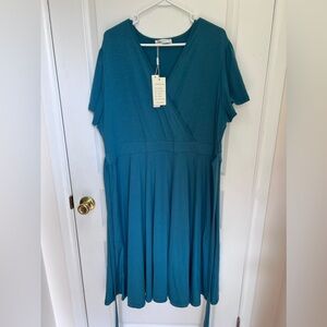 Teal dress, never worn